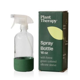 Glass Spray Bottle with Green Sleeve