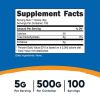 Nutricost D-Ribose Powder 500 Grams - 100 Servings, 5000mg Per Serving - Gluten Free Supplement